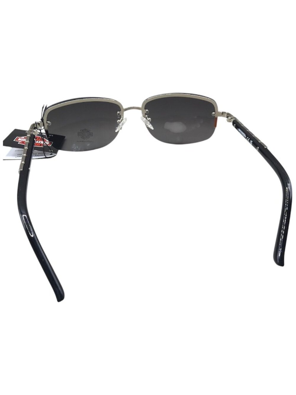 Harley-Davidson Women's Rimless Sunglasses, Nickeltin Frame/Gradient Smoke Lens - Picture 4 of 7